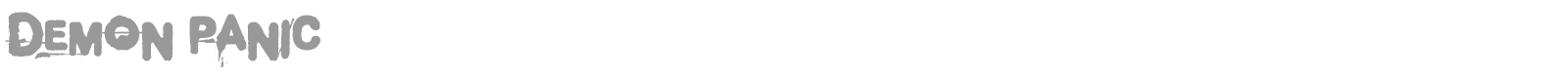 Demon Panic font preview